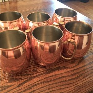 6 EUC Moscow mule mugs